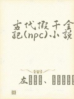 古代假千金挨日记(npc)小说
