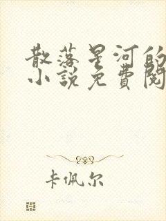 散落星河的记忆小说免费阅读全文