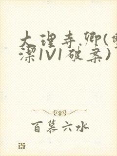 大理寺.卿(双洁1V1破案)