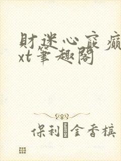 财迷心窍癫婆txt笔趣阁封面