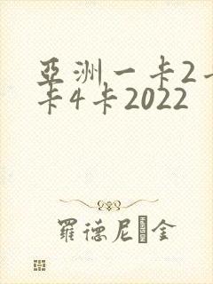 亚洲一卡2卡三卡4卡2022封面