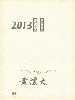 2013С˵封面