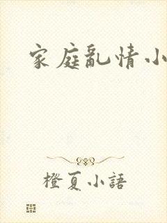 家庭乱情小说