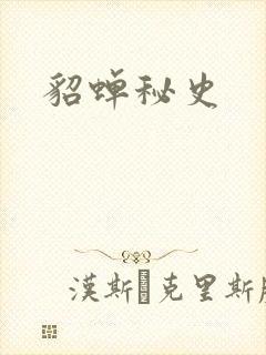 貂蝉秘史封面