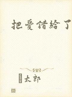 把爱错给了你