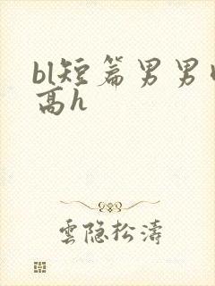 bl短篇男男肉高h