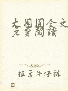 大团圆全文完整免费阅读