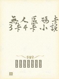 无人区码卡二卡3卡4卡小说