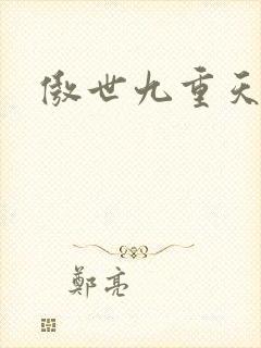 傲世九重天小说封面