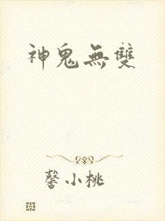 神鬼无双封面