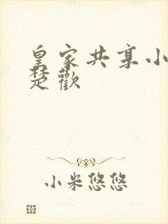 皇家共享小公主楚欢封面