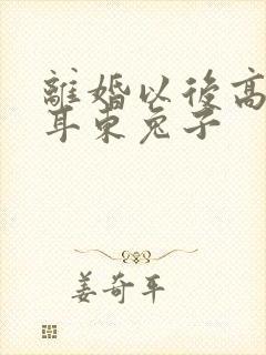 离婚以后高干 耳东兔子