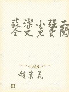 苏洁小强工地情全文免费阅读