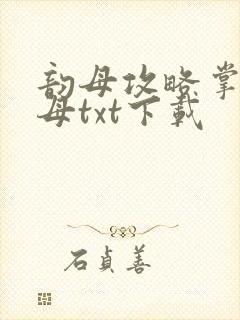 韵母攻略掌中美母txt下载