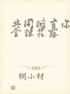 共同拥有你by金银花露