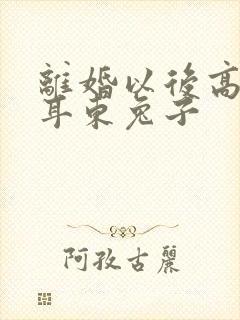 离婚以后高干 耳东兔子