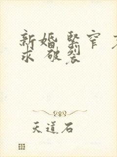 新婚 紧窄 哀求 破裂