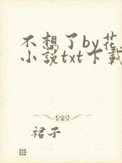 不想了by花卷小说txt下载封面