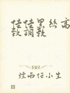 佳佳黑丝高跟极致调教