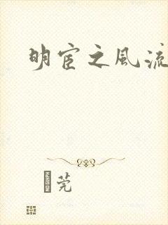 明宦之风流无边
