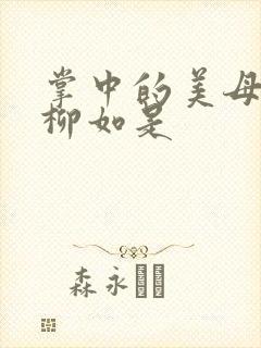 掌中的美母版主柳如是