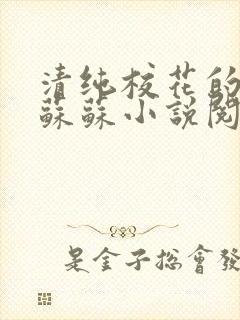 清纯校花的日常苏苏小说阅读全文