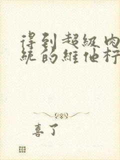 得到超级肉禽系统的维他柠檬茶