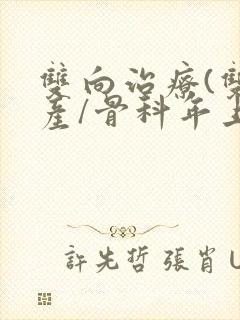 双向治疗(双/产/骨科年上)