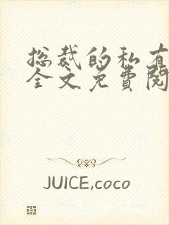 总裁的私有宝贝全文免费阅读