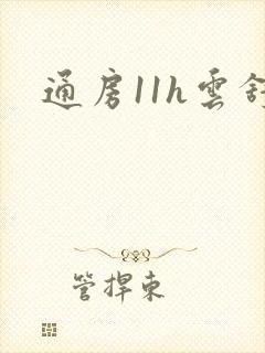 通房11h云舒封面