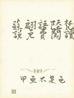 苏翩语陆梵的小说免费阅读