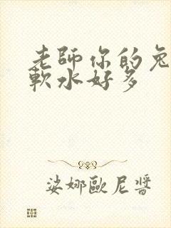 老师你的兔子好软水好多