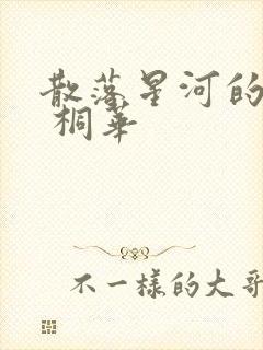 散落星河的记忆 桐华