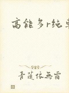 高能多r纯车封面