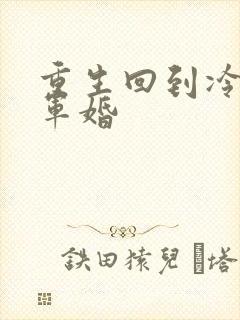 重生回到冷战前军婚