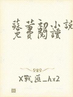 苏若初小说全文免费阅读