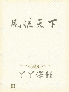 风流天下封面