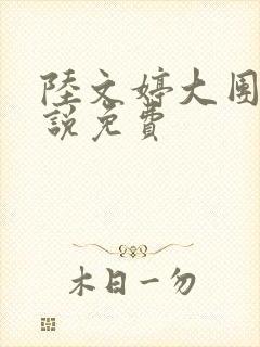 陆文婷大团圆小说免费