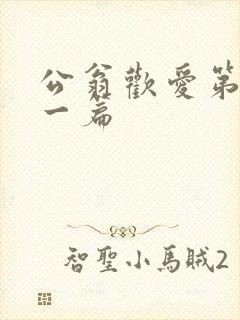 公翁欢爱第三十一篇