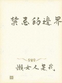 禁忌的边界线封面