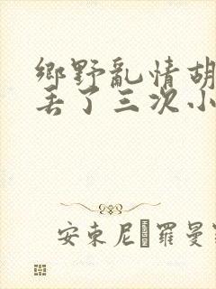 乡野乱情胡秀英丢了三次小说