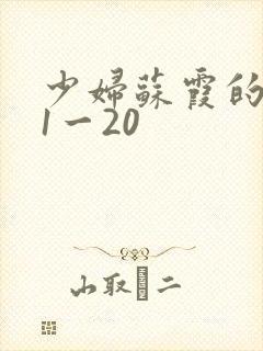 少妇苏霞的沉沦1一20