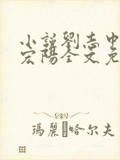 小说刘志中和张宏阳全文免费阅读无弹窗