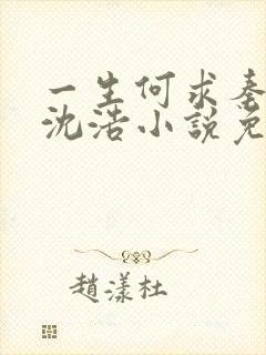 一生何求秦菲雪沈浩小说免费阅读全文