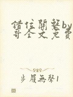 错位关系by东哥全文免费阅读