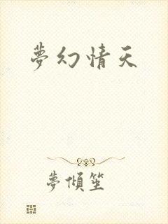 梦幻情天封面