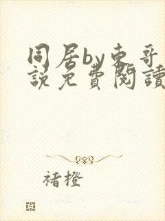 同居by东哥小说免费阅读全文无弹窗