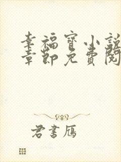 幸福宝小说最新章节免费阅读封面