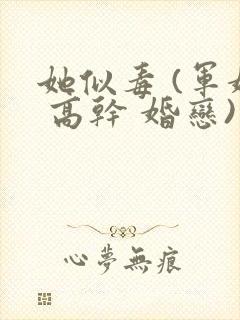 她似毒 (军婚 高干 婚恋)完结