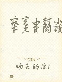 寂寞山村小说全本免费阅读